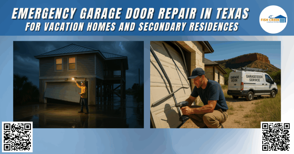 Emergency Garage Door Repair In Texas For Vacation Homes And Secondary Residences 9 Emergency Garage Door Repair in Texas for Vacation Homes and Secondary Residences - Fish Creek Garage Doors