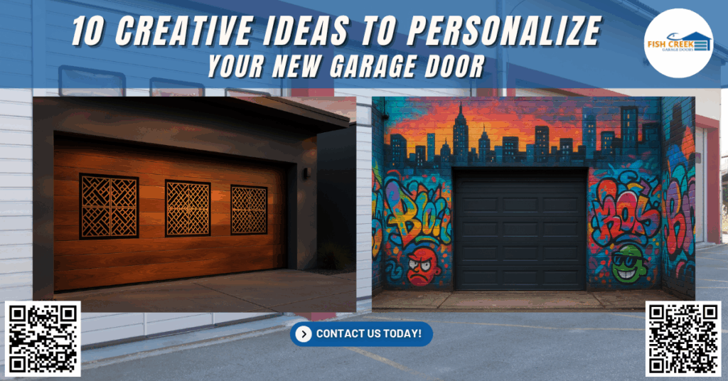 10 Creative Ideas to Personalize Your New Garage Door - Fish Creek Garage Doors