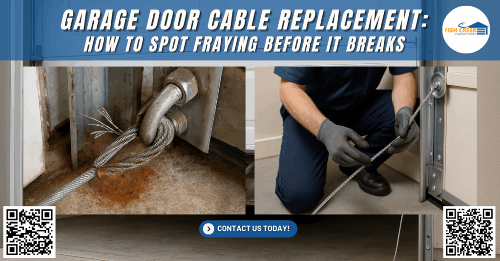 How We Keep You Safe During Garage Door Cable Replacement Services 7 How We Keep You Safe During Garage Door Cable Replacement Services - Fish Creek Garage Doors