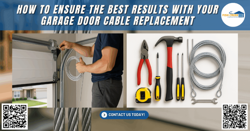 How To Ensure The Best Results With Your Garage Door Cable Replacement 5 How to Ensure the Best Results with Your Garage Door Cable Replacement - Fish Creek Garage Doors