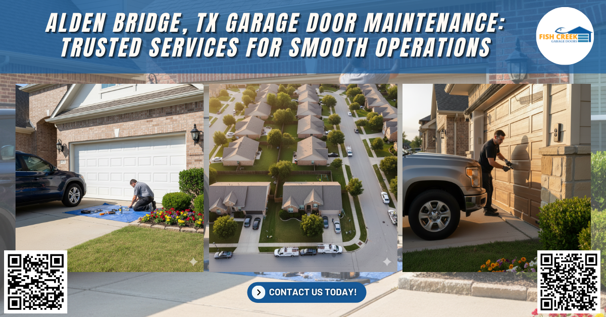 Alden Bridge, TX Garage Door Maintenance: Trusted Services for Smooth Operations