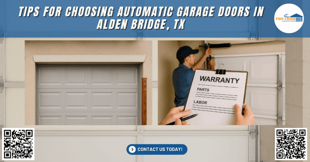 Tips For Choosing Automatic Garage Doors In Alden Bridge, Tx 2 Tips for Choosing Automatic Garage Doors in Alden Bridge, TX - Fish Creek Garage Doors
