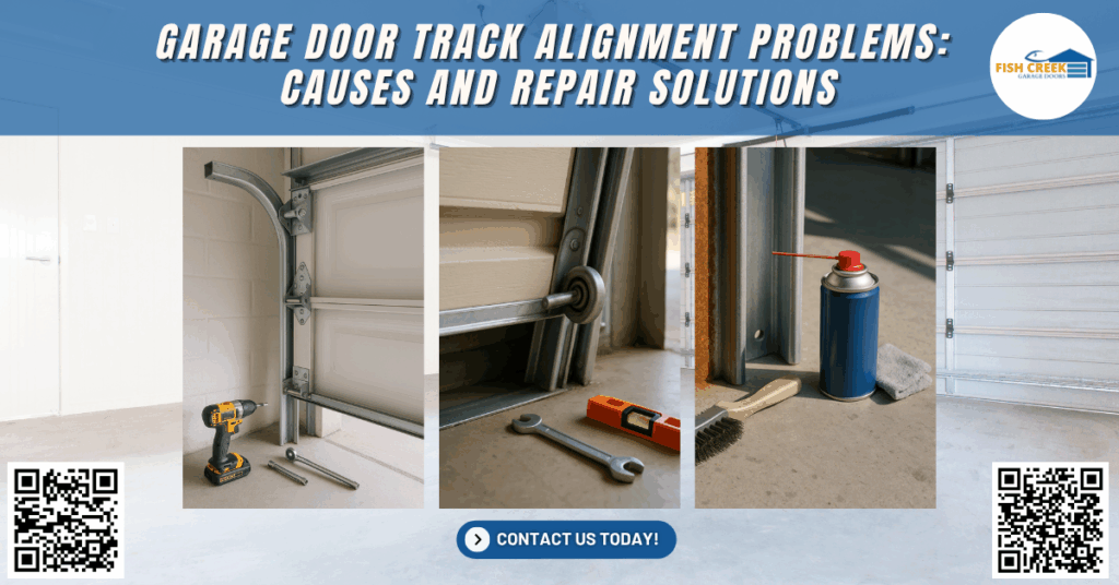Garage Door Track Alignment Problems: Causes and Repair Solutions - Fish Creek Garage Doors